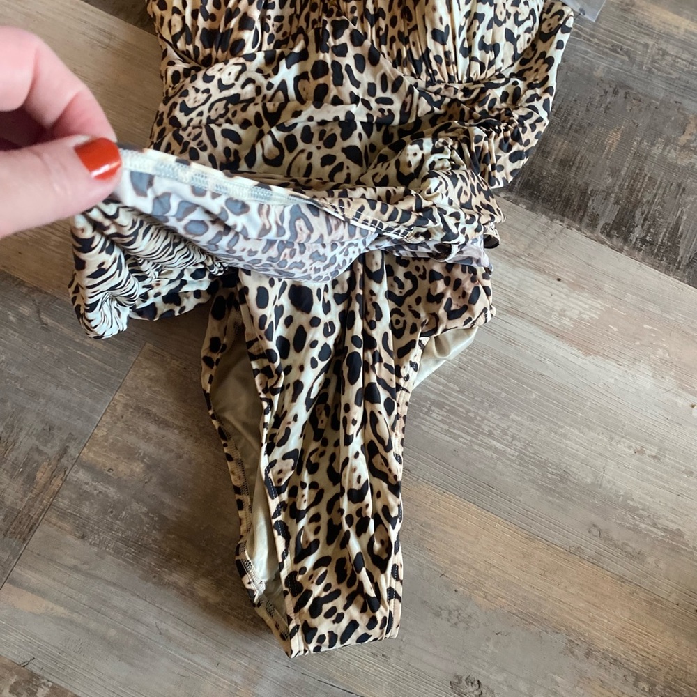 Leopard Print  One Piece - Picture 4 of 9